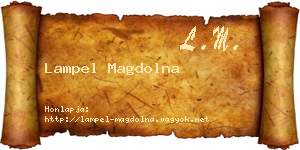 Lampel Magdolna névjegykártya